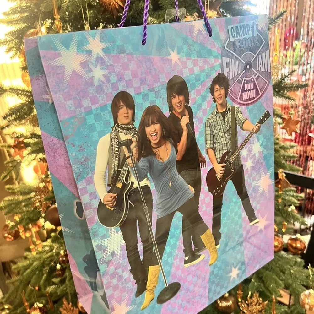 Camp Rock Gift Bag 15.5 X 12.5 Disney